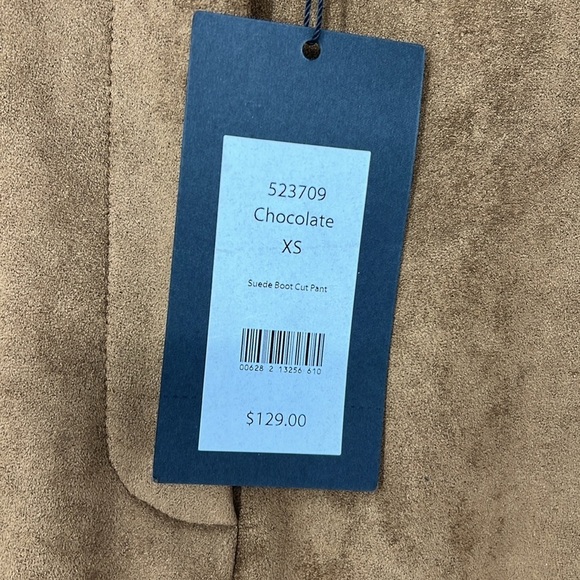 Gabby Isabella NWT modeie suede bootcut pants women’s XS - Picture 4 of 8